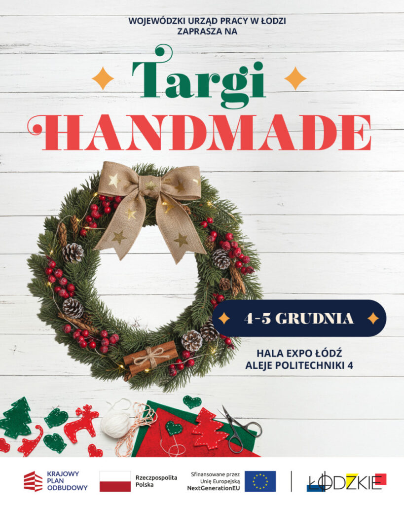 Plakat targów handmade